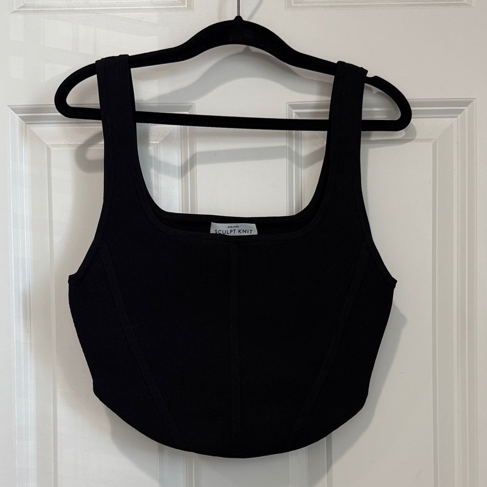 Aritzia Babaton Sculpt Knit Bustier Tank
